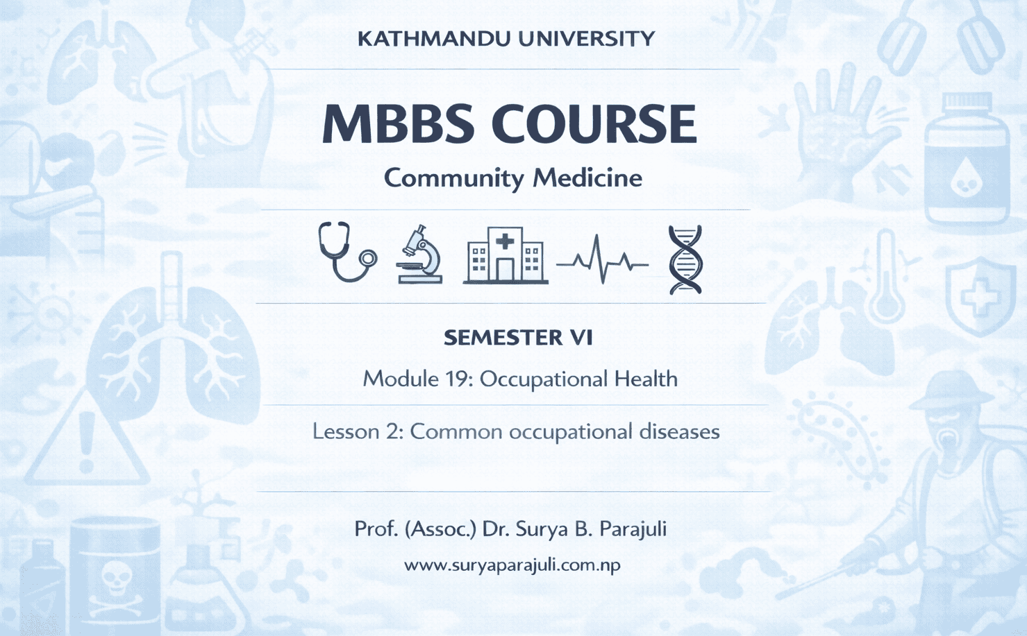  Common occupational diseases